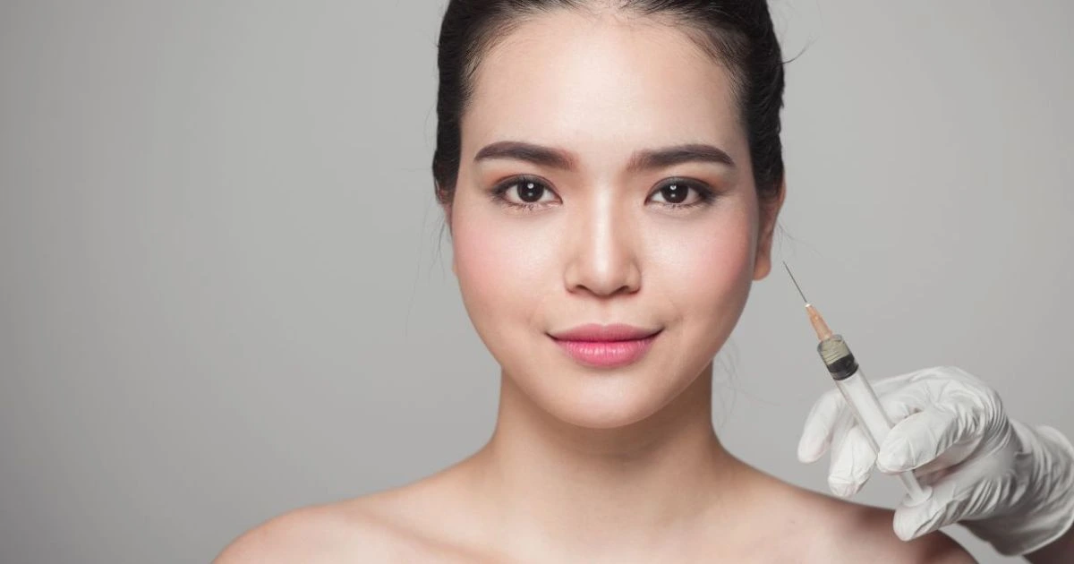 Dermal fillers injection for cheek volume restoration at Zenova Med Spa in St. Charles, IL.